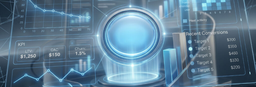 Animated SaaS product interface illustration designed by a B2B explainer video agency for a marketing campaign.