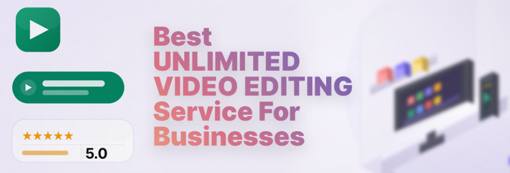 A business professional reviews video concepts on a digital tablet, symbolizing efficient content creation with an unlimited video editing service.
